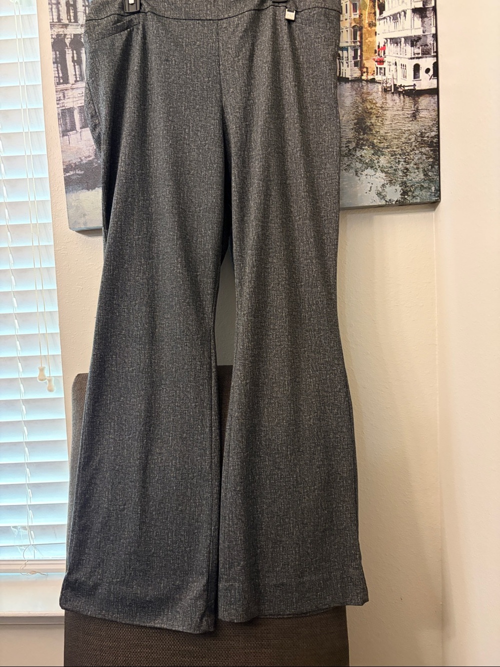 New York & Company Gray Wide-Leg Dress Pants XL - Picture 3 of 10